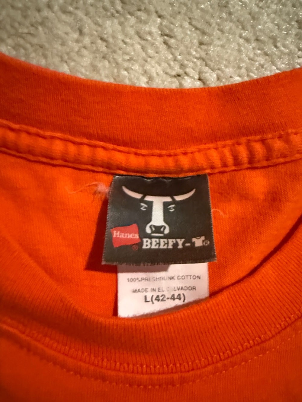 Virginia Tech Orange Short Sleeve Tee - MaroonVT Hat Combo - Picture 2 of 9